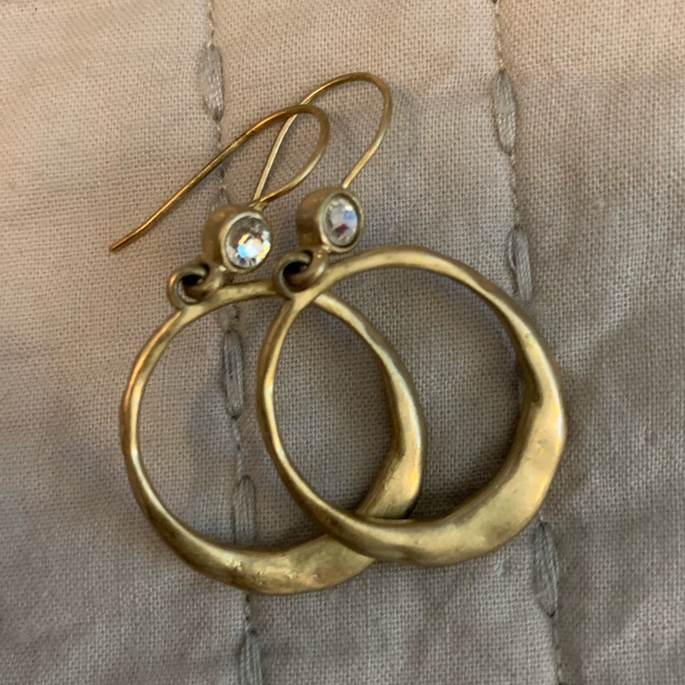Lia Sophia Gold finish earrings